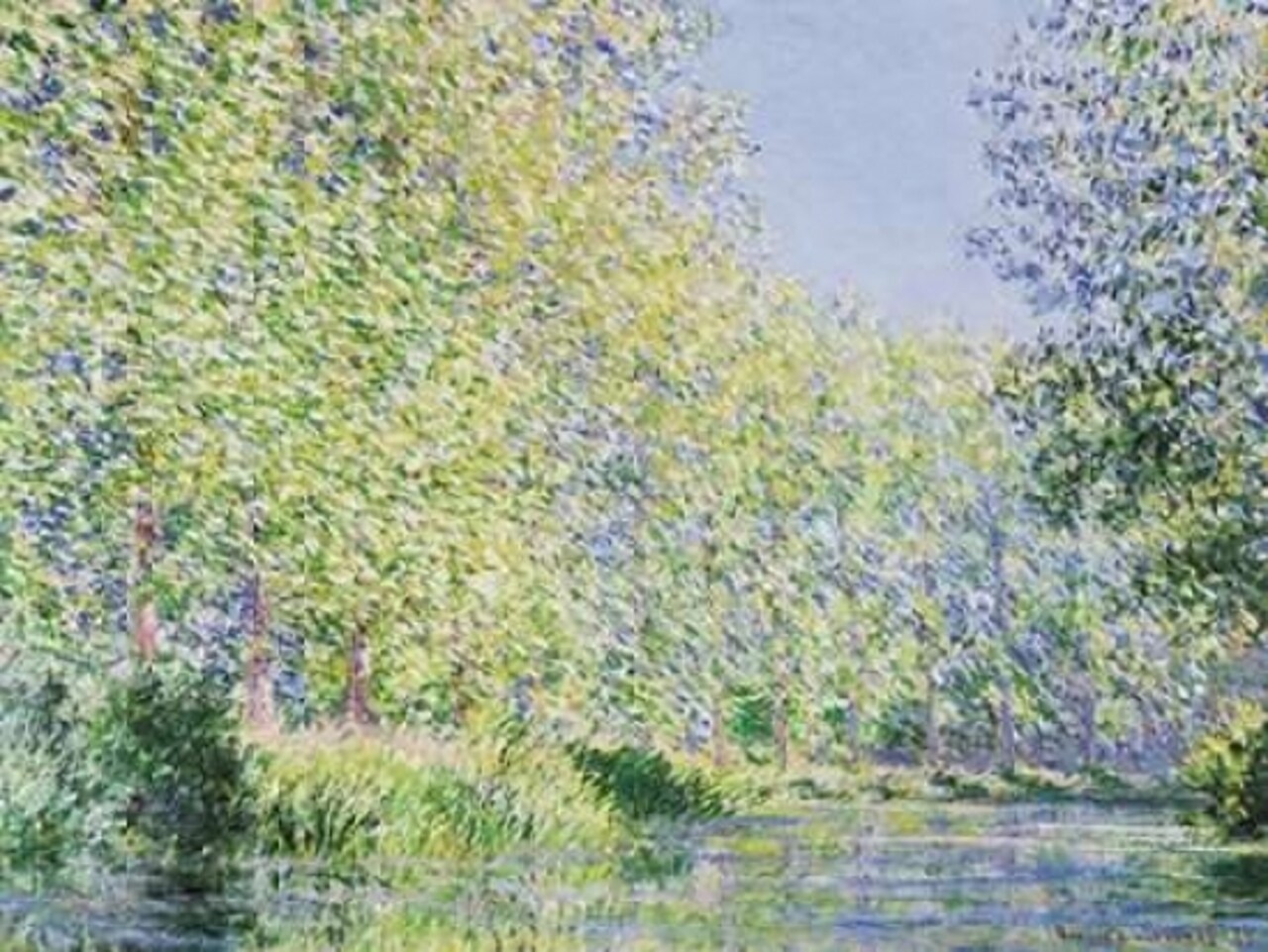 Bend in the Epte River near Giverny Poster Print by Claude Monet - Item # VARPDX3CM544